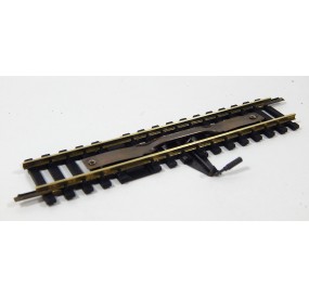 JOUEF UN RAILS DECROCHE WAGON ANCIEN RAILS EN LAITON 123,5 MM - HO