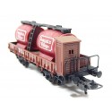 LIMA WAGON PLAT A GUERITE AVEC FOUDRES BEAUJOLAIS SANS BOITE HO