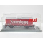 JOUEF WAGON COUVERT A ESSIEUX KRONENBOURG TOIT ALU NEUF BOITE CRISTALE HO