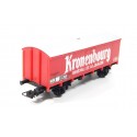 JOUEF WAGON COUVERT A ESSIEUX KRONENBOURG TOIT ALU NEUF BOITE CRISTALE HO