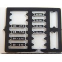 REF 16097 PLAQUE IMMATRICULATION BB 336 HO EN GRAPPE