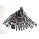 JOUEF LOT DE 8 RAILS COURBE RAILS ACIER R 325 BON ETAT HO
