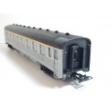 JOUEF VOITURE INOX TOIT NOIR AVEC SOUFFLET HO SANS BOITE N°2
