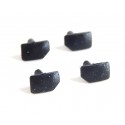 R 4308 - FRANCE TRAIN 4 TAMPONS DE VOITURE VOYAGEURS OCEM CIWL AUTRE HO