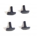R 4308 - FRANCE TRAIN 4 TAMPONS DE VOITURE VOYAGEURS OCEM CIWL AUTRE HO