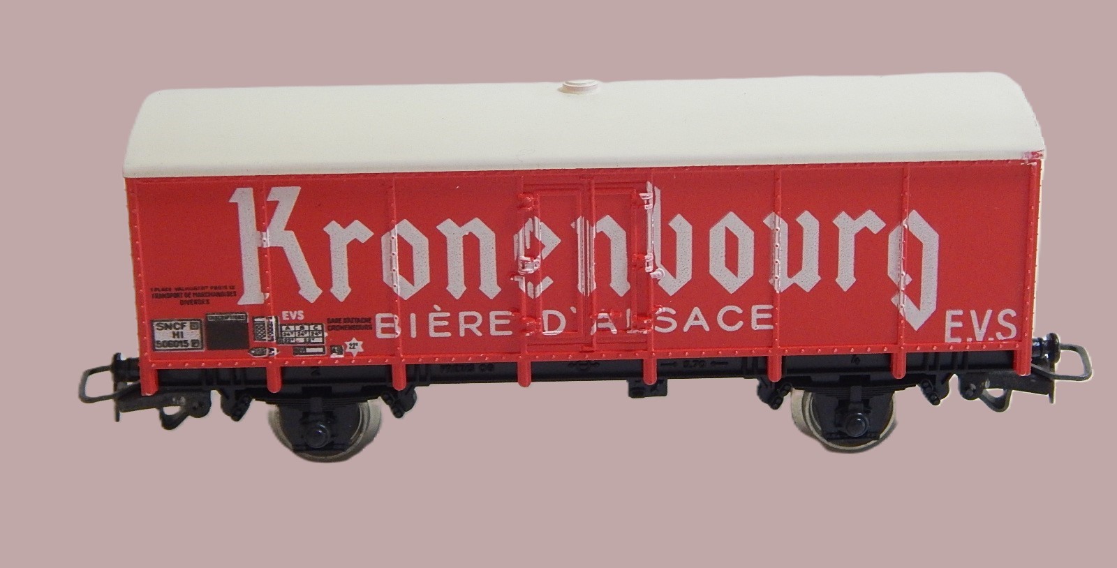 Lot De 3 Wagons Marchandises Jouef - échelle HO, Occasion Bon état, Dont 2 Publicitaires