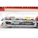REF 6571 JOUEF WAGON STVA ARTICULER + 8 VOITURES EN BOITE ROUGE HO N°2