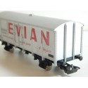 JOUEF WAGONS COUVERT A ESSIEUX EVIAN ET BADOIT HO SANS BOITE