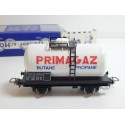 REF 726 HORNBY WAGON CITERNE PRIMAGAZ BLANC EN BOITE BLEU REF 702