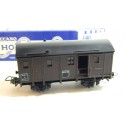 Ref 7000 HORNBY WAGON COUVERT A ESSIEUX FIN CONVOIE + ECLAIRAGE SANS BOITE HO
