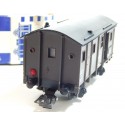 Ref 7000 HORNBY WAGON COUVERT A ESSIEUX FIN CONVOIE + ECLAIRAGE SANS BOITE HO