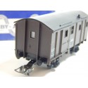 Ref 7000 HORNBY WAGON COUVERT A ESSIEUX FIN CONVOIE + ECLAIRAGE SANS BOITE HO