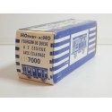 Ref 7000 HORNBY WAGON COUVERT A ESSIEUX FIN CONVOIE + ECLAIRAGE SANS BOITE HO