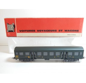 REF 5104 JOUEF VOITURES MODERNISÉE 2 CL FOURGON HO EN BOITE ROUGE