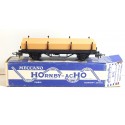 REF 7172 HORNBY WAGON PLAT A RANCHERS + CHARGEMENT EN BOITE BLEU HO