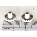 R 11557 DEUX COURONNES DIM 11 MM GRIS AVEC BUTTE JOUEF - HO