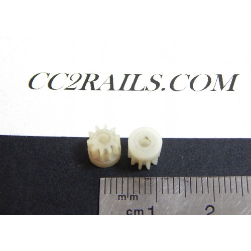 R 16248 JOUEF 2 PIGNONS 10 DENTS 6 MM DE LOCOMOTIVE JOUEF HO