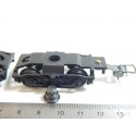 B 127 - HORNBY LOT DE DEUX BOGIE EN METAL DE VOITURE VOYAGEUR + AXE HO