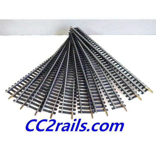 10 rails droits acier 24,7 cm Jouef - HO