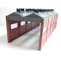 JOUEF MAQUETTE HANGAR A LOCOMOTIVE DEMONTABLE BON ETAT HO SANS BOITE
