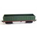 JOUEF UN WAGON TP A BOGIE TOMBEREAU VERT BOGIES NOIR HO SANS BOITE