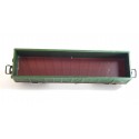 JOUEF UN WAGON TP A BOGIE TOMBEREAU VERT BOGIES NOIR HO SANS BOITE