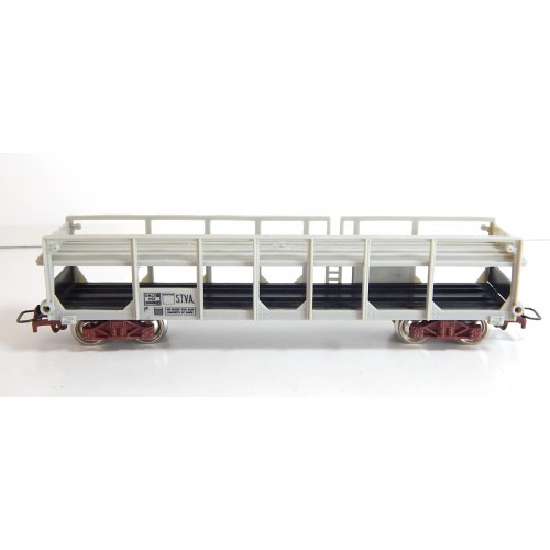 JOUEF WAGON STVA GRIS A BOGIE SANS VOITURE HO SANS BOITE