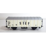 LIMA WAGON COUVERT A ESSIEUX METAL BRUNIES STEF SNCF SANS BOITE HO