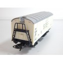 LIMA WAGON COUVERT A ESSIEUX METAL BRUNIES STEF SNCF SANS BOITE HO