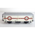 LIMA WAGON COUVERT TRANSFESA A ESSIEUX METAL BRUNIES SANS BOITE HO