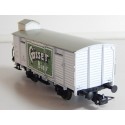 R 16296 - LILIPUT HO WAGON COUVERT GOSSER BIERE A ESSIEUX HO SANS BOITE
