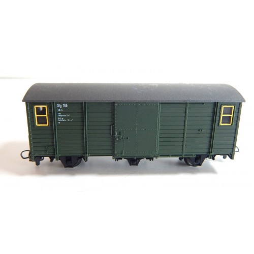 réf 16304 - BEMO WAGON HOm COUVERT MARRON HO SANS BOITE