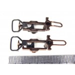 R 11572 - JOUEF DEUX CROCHETS ATTELAGES PLASTIQUE HO