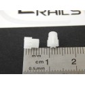 CC 0416 2 PIGNONS 7 DENTS AXE 2.0 mm POUR RE- MOTISATION LOCOMOTIVE HO