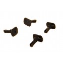 R 10923 JOUEF 4 TAMPONS NOIR D'ORIGINE DE WAGON HO