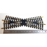 JOUEF CROISEMENT 22,30° LONG 153 MM RAILS MAILLECHORT CODE 100