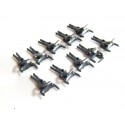 REF 7203 - 10 ATTELAGES TRIX MARKLIN POUR BOITIER NEM HO