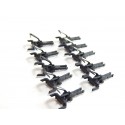 REF 7203 - 10 ATTELAGES TRIX MARKLIN POUR BOITIER NEM HO