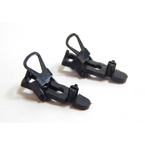 R 16362 - DEUX ATTELAGES A BOUCLE 27 mm POUR WAGON MARCHANDISE LIMA HO