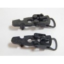 R 16362 - DEUX ATTELAGES A BOUCLE 27 mm POUR WAGON MARCHANDISE LIMA HO