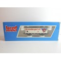 JOUEF 6272 WAGON COUVERT LA VACHE QUI RIT EN BOITE BLEU HO