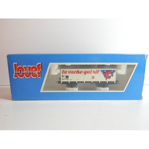 JOUEF 6272 WAGON COUVERT LA VACHE QUI RIT EN BOITE BLEU HO