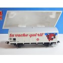 JOUEF 6272 WAGON COUVERT LA VACHE QUI RIT EN BOITE BLEU HO