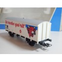 JOUEF 6272 WAGON COUVERT LA VACHE QUI RIT EN BOITE BLEU HO