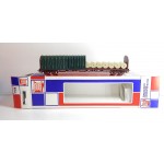 REF 6753 JOUEF WAGON DEMI BACHER A BOGIES + CHARGEMENT HO EN BOITE BBR