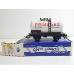 REF 702 HORNBY WAGON CITERNE PRIMAGAZ BLANC EN BOITE BLEU REF 702 N°2