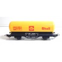 LIMA WAGON CITERNE JAUNE A ESSIEUX SHELL - HO SANS BOITE