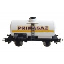 WAGON CITERNE A ESSIEUX PRIMAGAZ BLANC ECHELLE METAL JOUEF - HO
