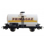 WAGON CITERNE A ESSIEUX PRIMAGAZ BLANC ECHELLE METAL JOUEF - HO