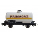 WAGON CITERNE A ESSIEUX PRIMAGAZ BLANC ECHELLE METAL JOUEF - HO
